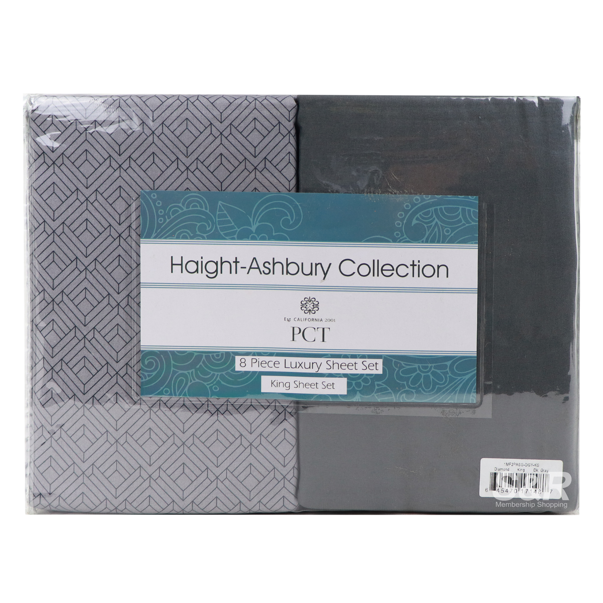 Haight-Ashbury Collection 8-Piece Luxury Sheet King Size 1 set Haight-Ashbury Collection 8-Piece Luxury Sheet King Size 1 set